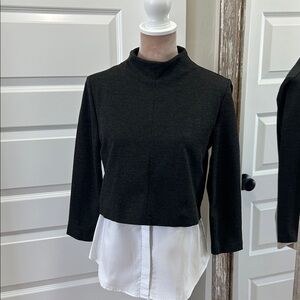 Theory Gracila Layered Blouse